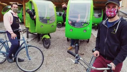 La livraison des commandes par tricycles à assistance électrique