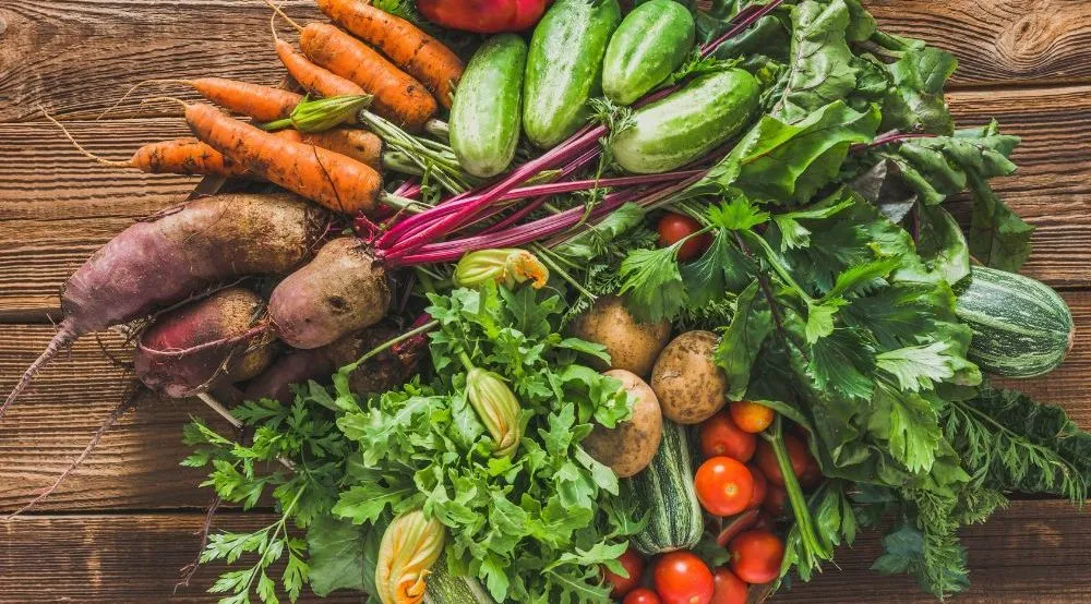Produits de saison sélectionnés par Le Moulin pour cuisiner des repas faits maison