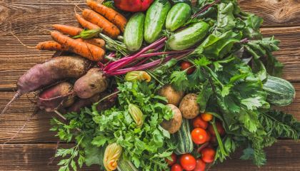 Produits de saison sélectionnés par Le Moulin pour cuisiner des repas faits maison