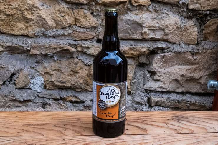 Bière ambrée "Les Bières du Temps" bio - 75 cl