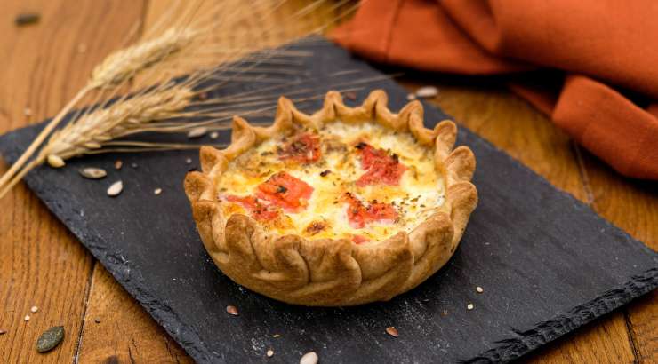 Quiche chèvre-tomate-courgette