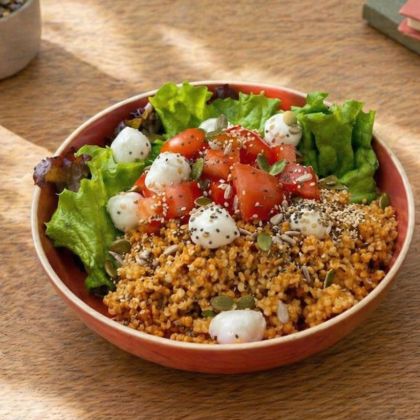 Salade bowl tomate & mozza fondante