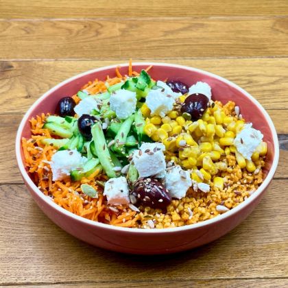 Boulghour, feta & olives Kalamata