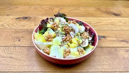 Bowl endives, comté & champignons