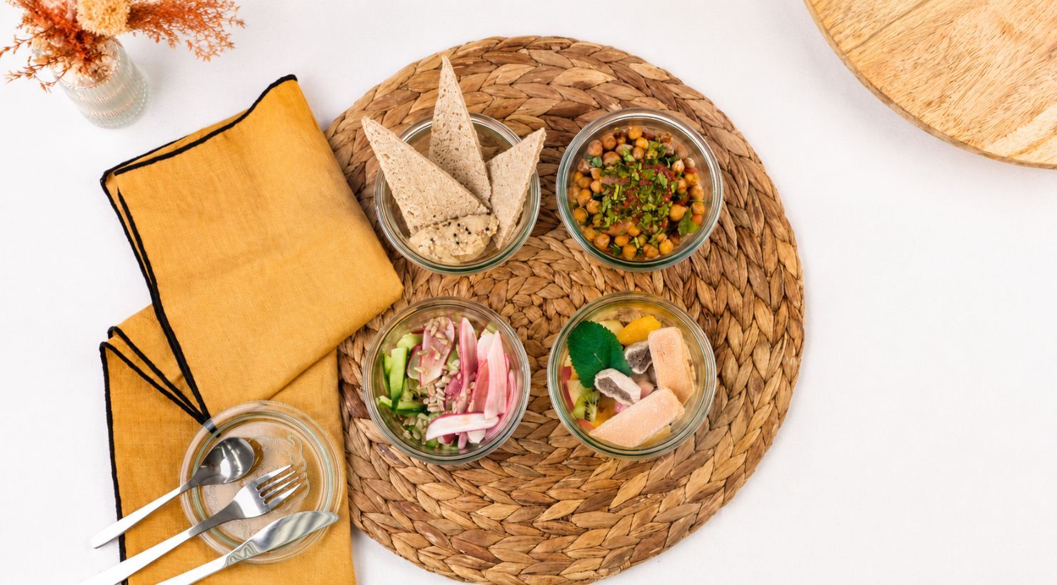 Plateau-repas végan classique printemps-été 2026