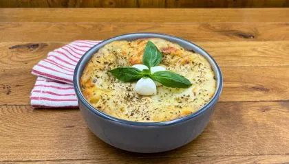 Lasagnes : aubergine-mozzarella
