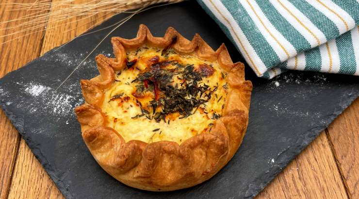 Quiche poivron-féta AOP