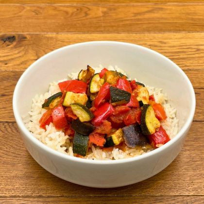 Ratatouille provençale & riz de Camargue