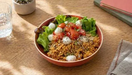 Salade bowl tomate & mozza fondante